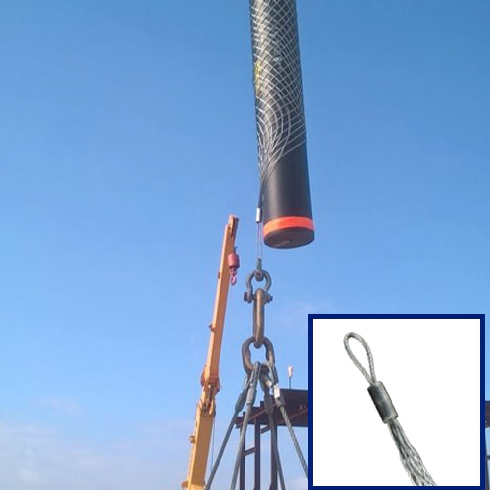 Agarraderas de tracción que ayudan al movimiento de equipos y cables en el lugar de construcción